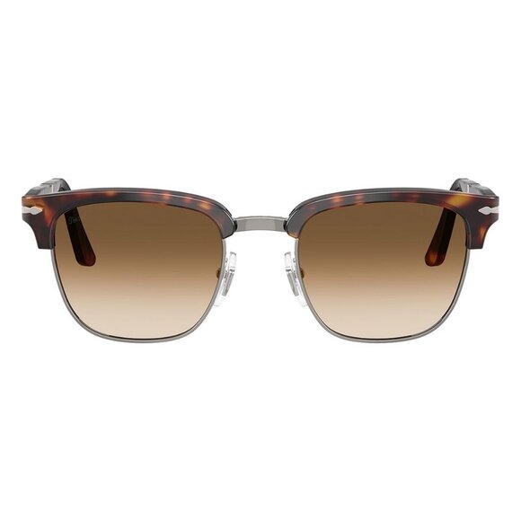 New PERSOL Havana Square PO3375S 24/51 Sunglasses Women - Picture 2 of 8